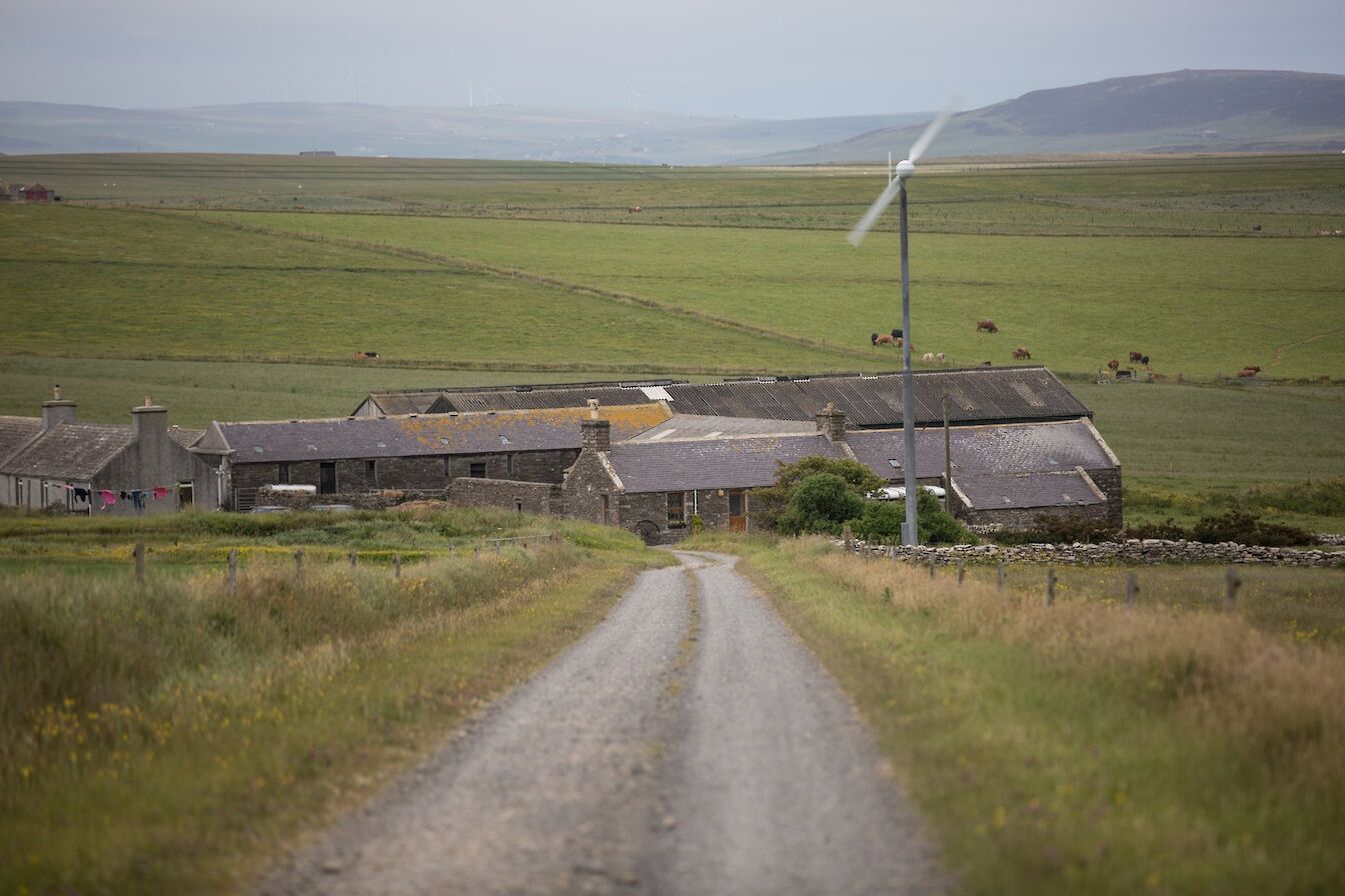 Domestic wind turbine in Shapinsay, Orkney
