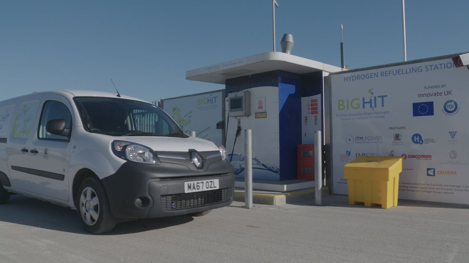Hydrogen refuelling station in Orkney