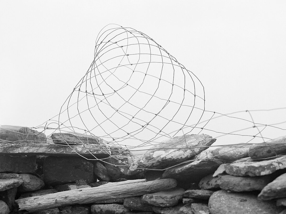 Wire on the shore in North Ronaldsay, Orkney - image by Frances Scott