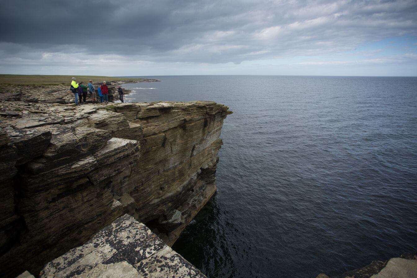 Cliff views in Papa Westray