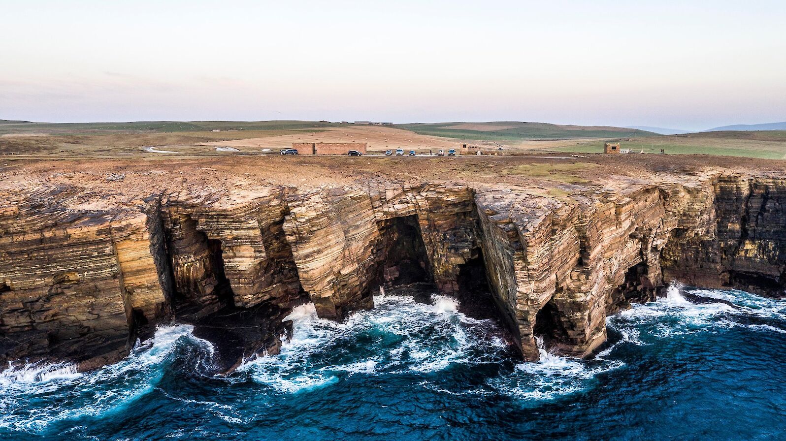 The cliffs at Yesnaby - image by Andras Farkas
