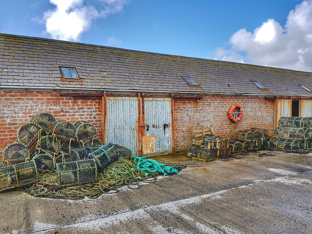 Old stores in Kettletoft, Sanday - image by Susanne Arbuckle
