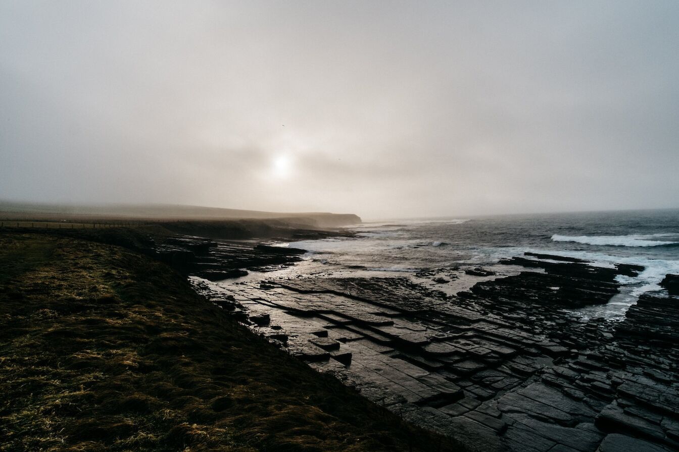 Shoreline at Marwick, Orkney - image by Tomas Hermoso