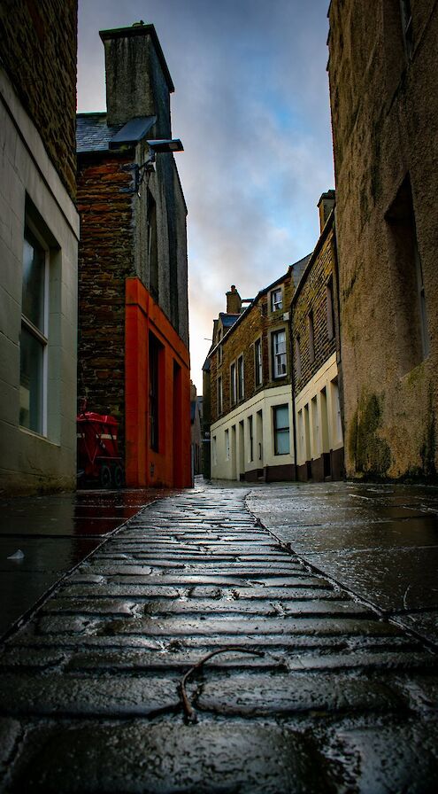 The streets of Stromness - image by Robert Towns