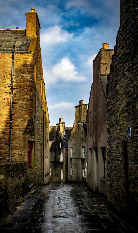 Street view in Stromness - image by Robert Towns