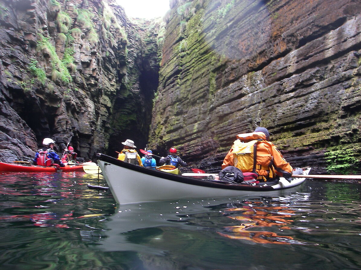 Sea kayaking in Orkney