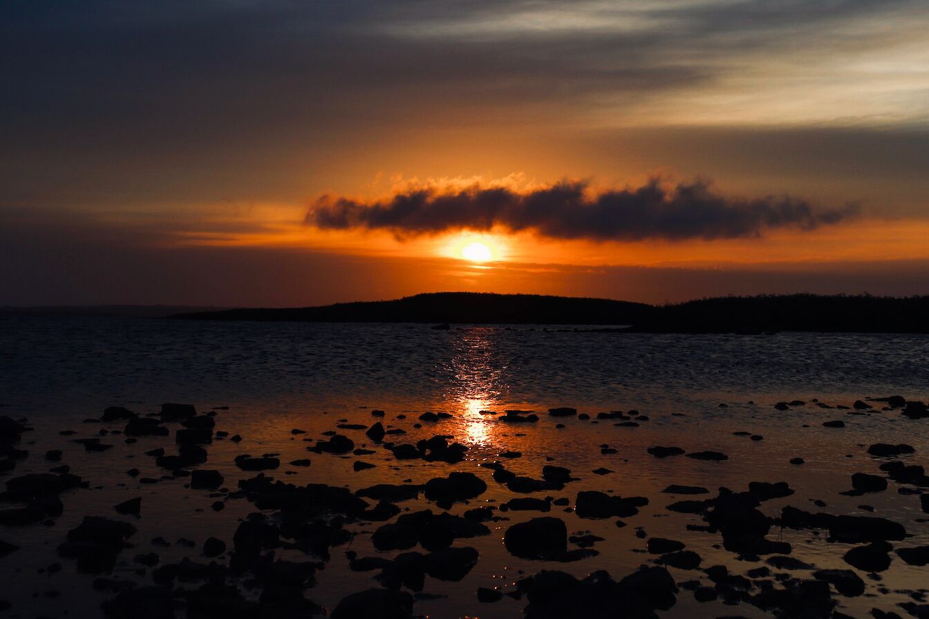 Sunset over the isles, Orkney - image by Jenna Harper