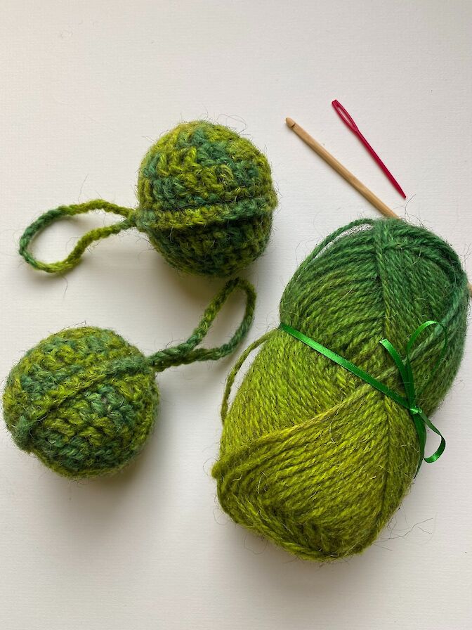 Christmas Bauble Crochet Kit from Isle of Auskerry