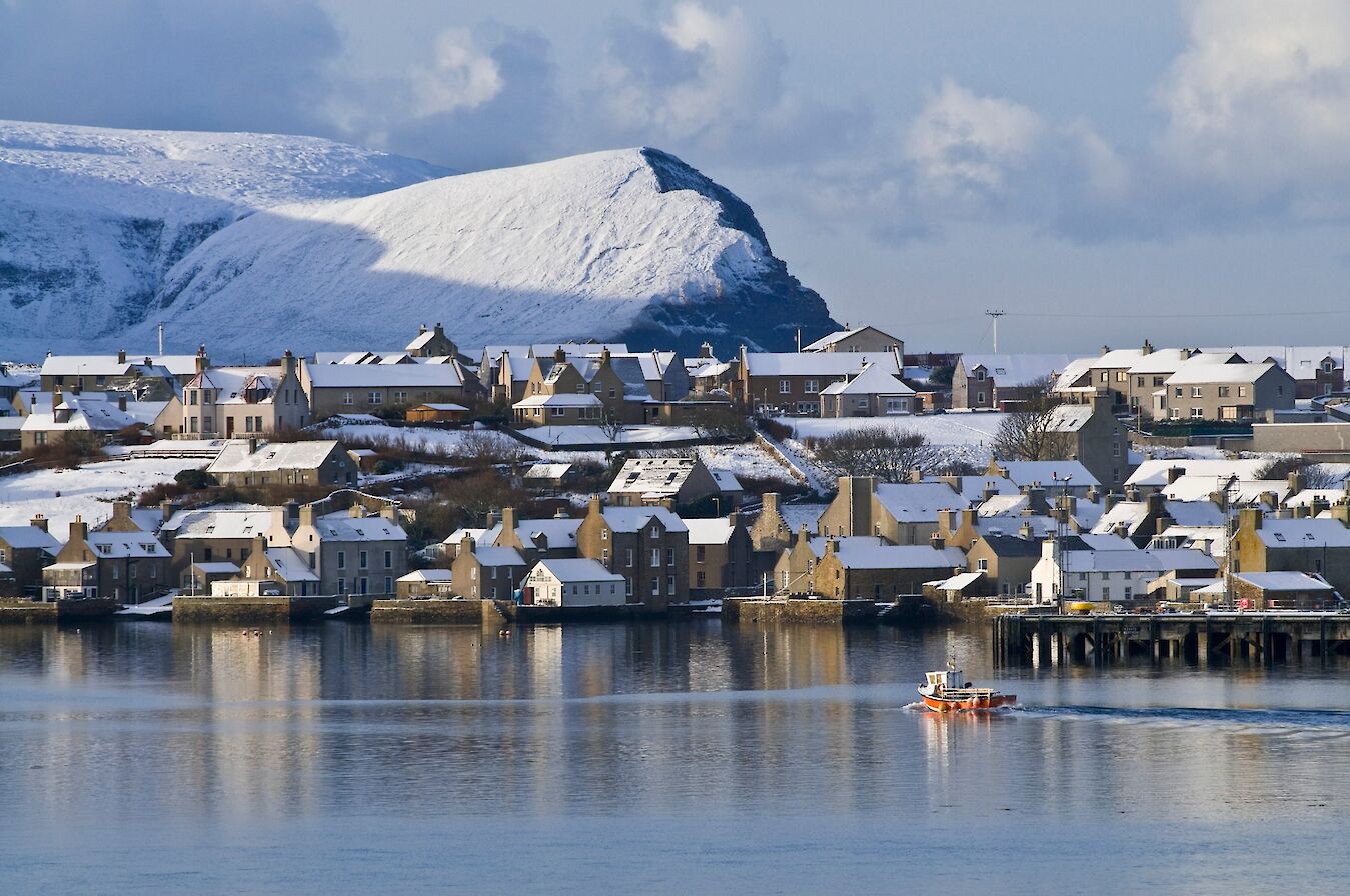 Snowy Stromness - image by Doug Houghton