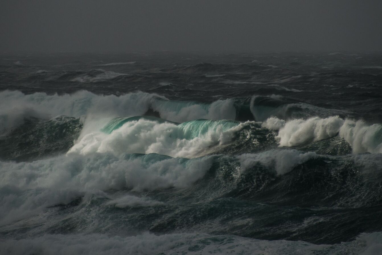 Wild waves in Orkney - image by Margaret Soraya