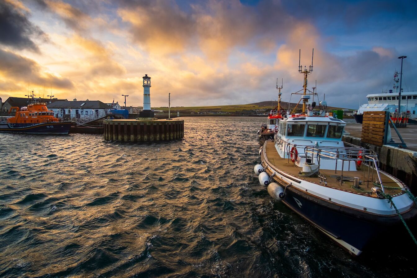 Kirkwall harbour - image by Dave Neil