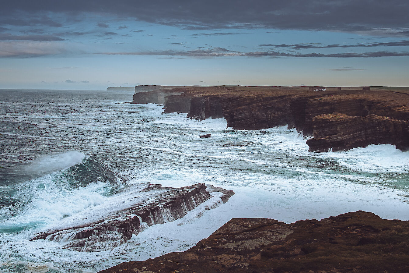 Cliffs at Yesnaby - image by Dave Neil