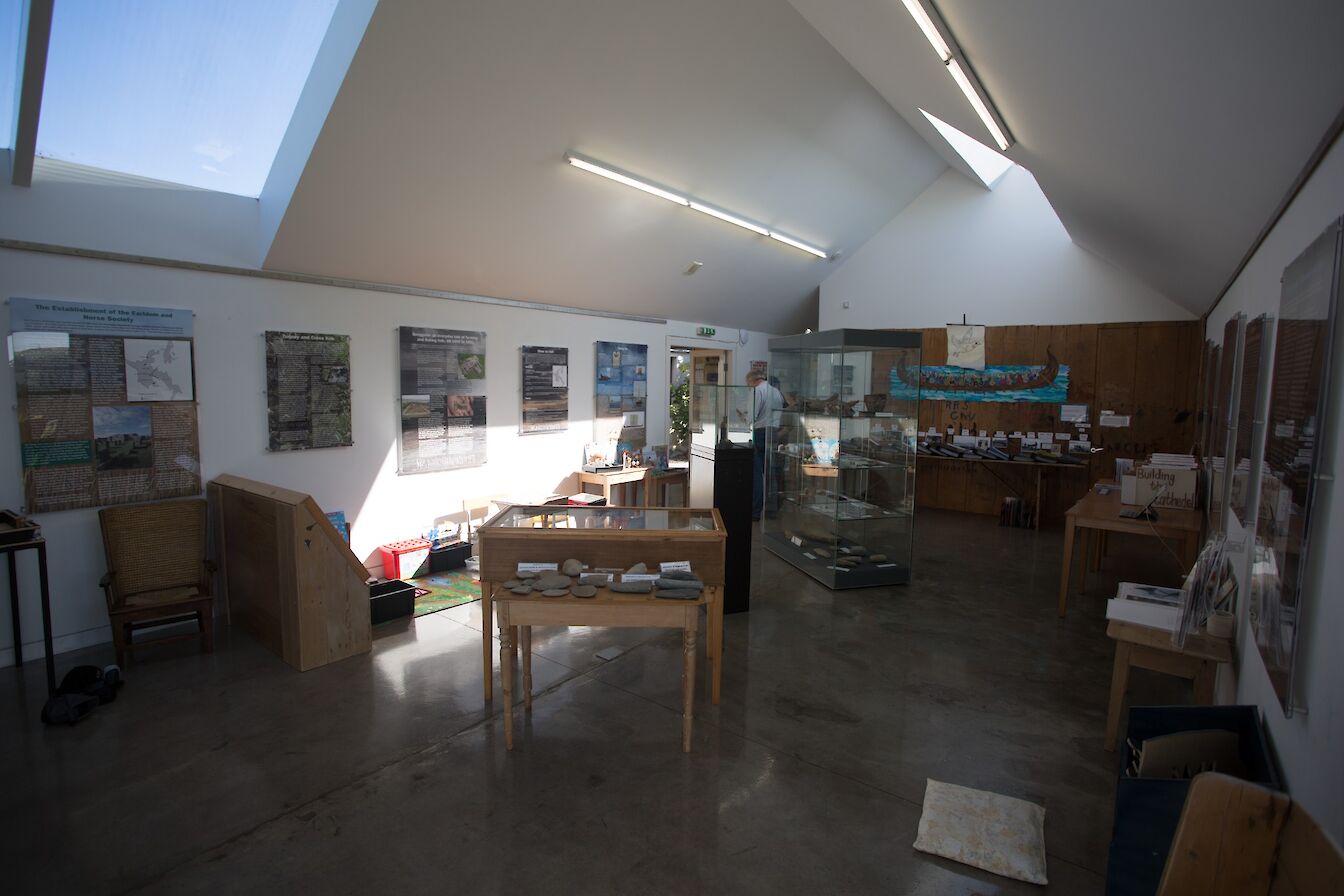 Inside the Westray Heritage Centre