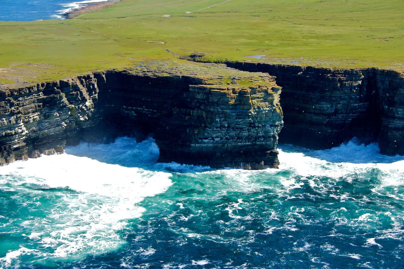 The cliffs at Noup Head, Westray