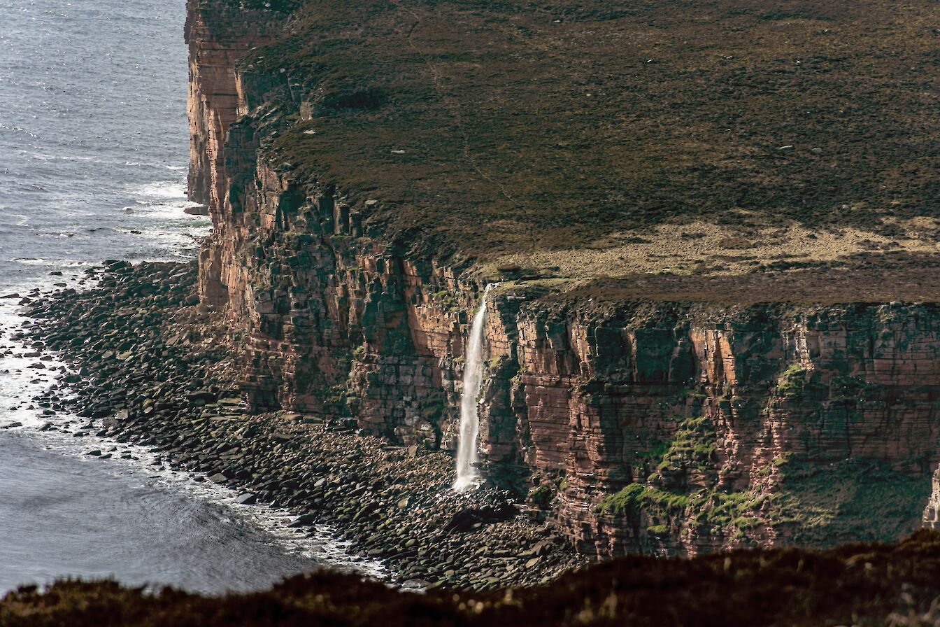 Waterfall in Hoy, Orkney - image by Luke Evans
