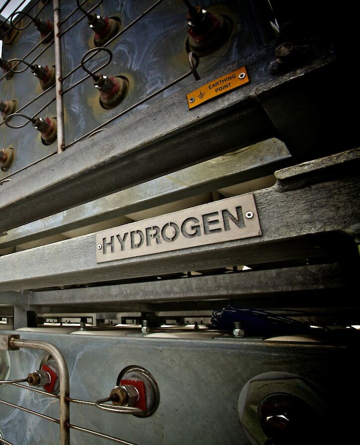 EMEC hydrogen storage cylinders - image by Colin Keldie