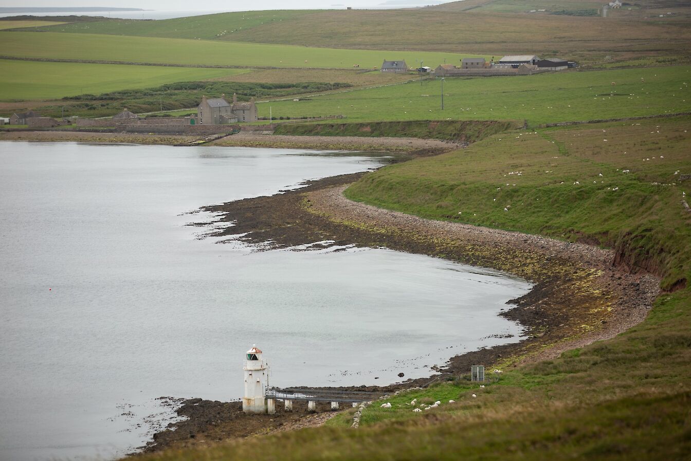 Lighthouse in Calf Sound, Eday Orkney