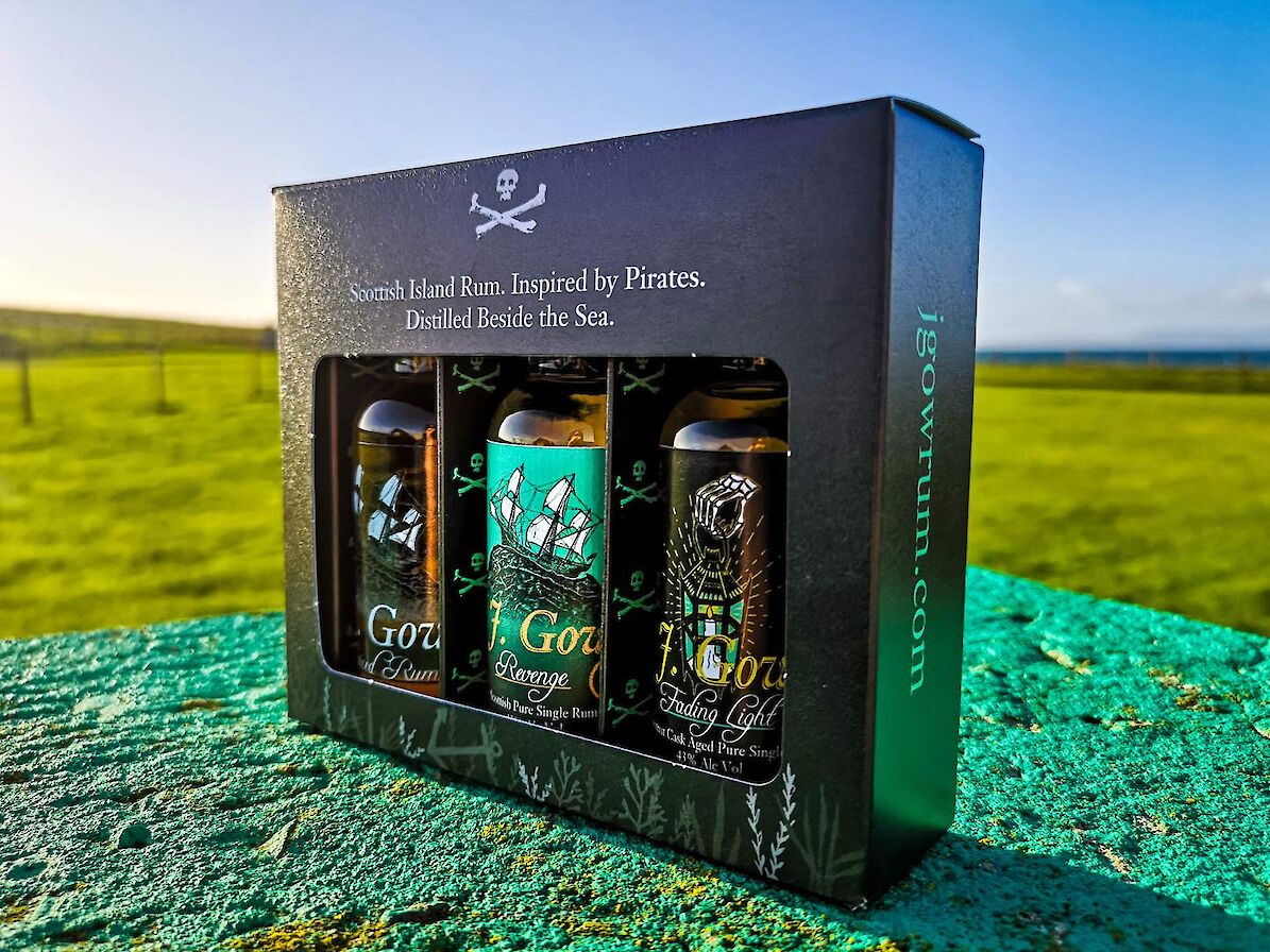 Rum gift pack from J. Gow Rum