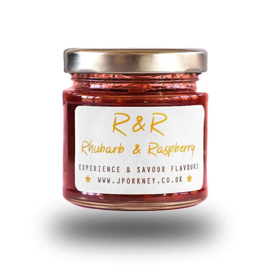 Rhubarb & Raspberry jam from JP Orkney