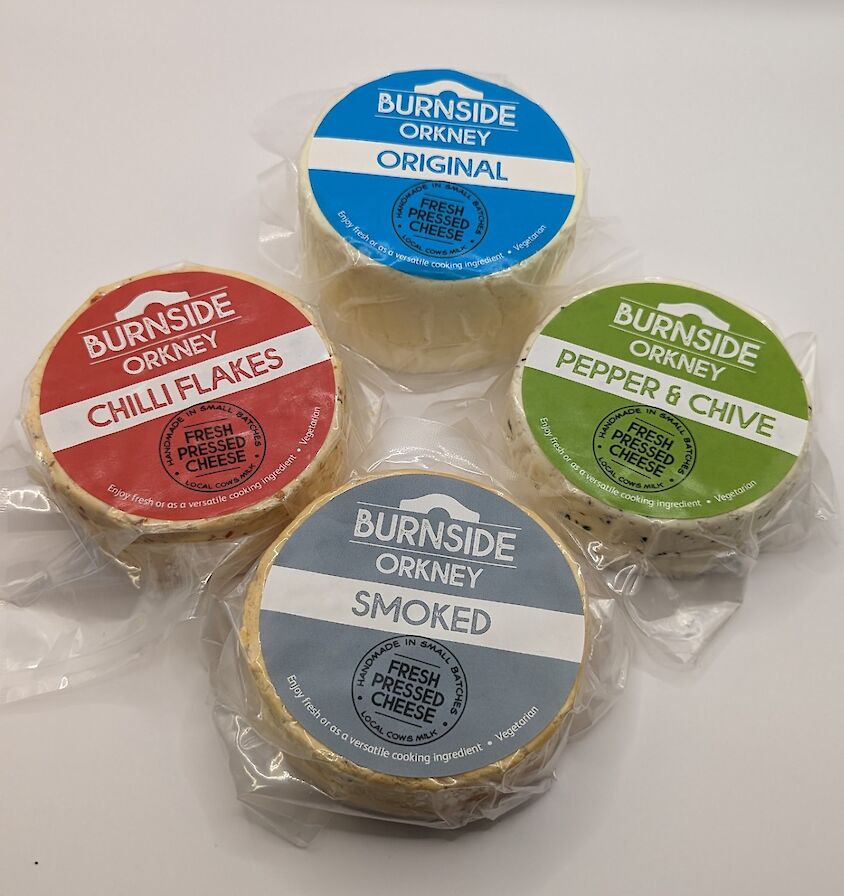 Flavoured cheese from Burnside Cheese