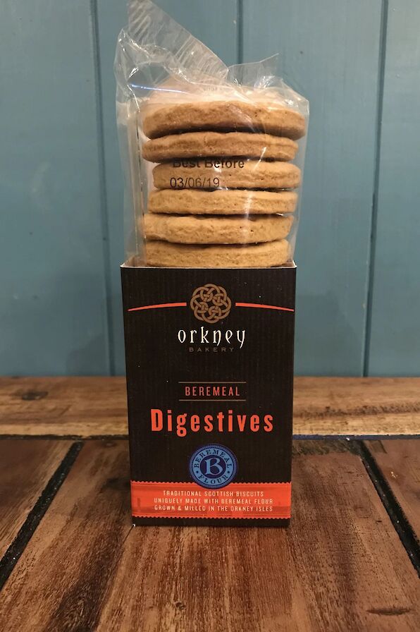 Beremeal Digestives from the Orkney Bakery