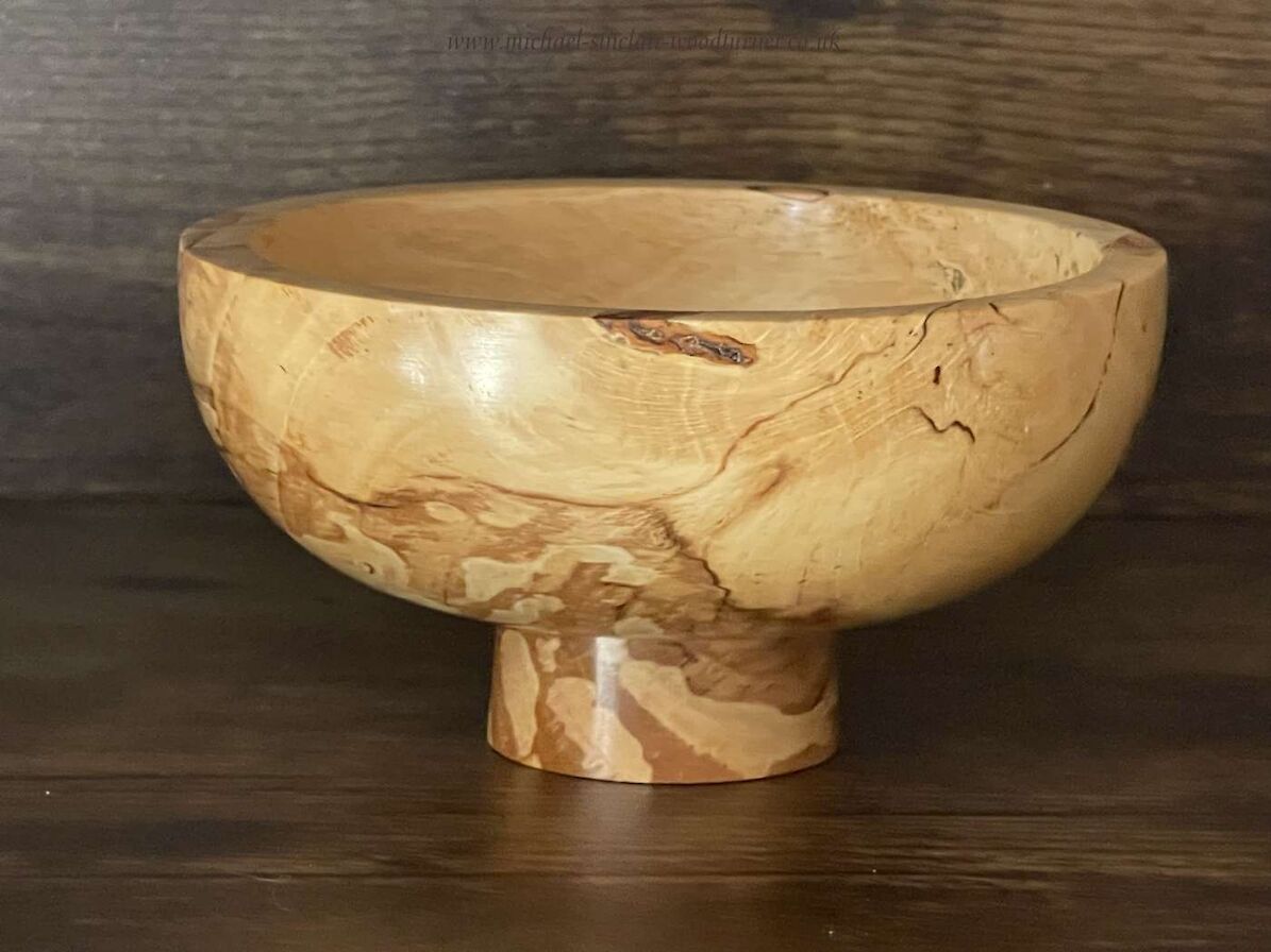 Spalted beech bowl from Michael Sinclair Woodturner