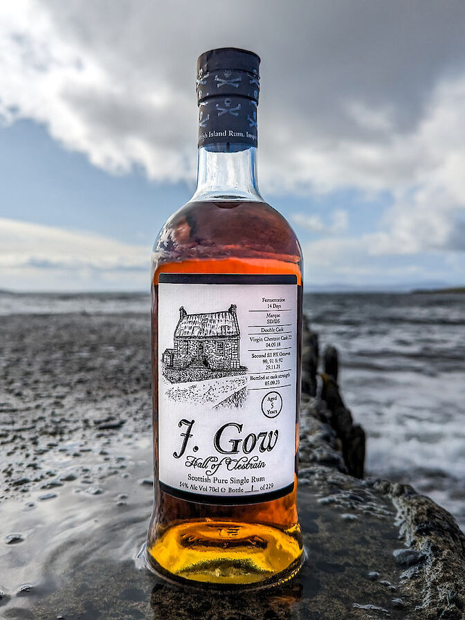 Hall of Clestrain rum from J. Gow Rum