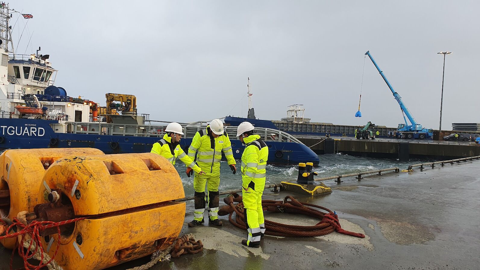 Orcades Marine Management Consultants at work in Orkney