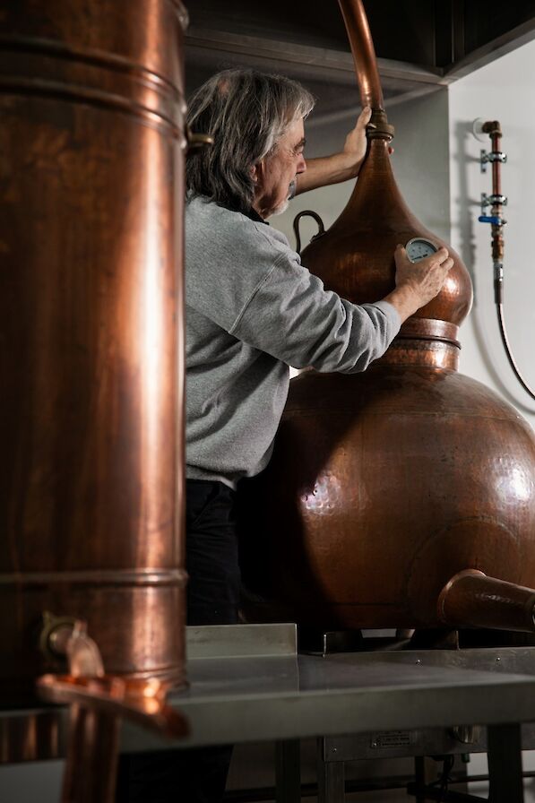 Whisky production underway at The Orkney Distillery.