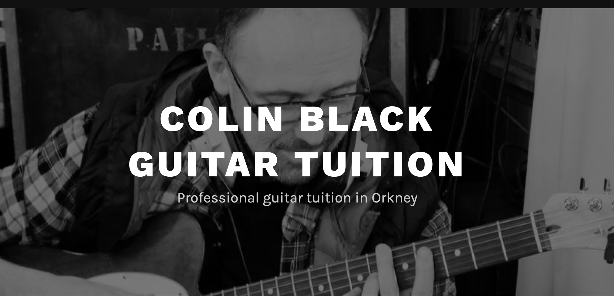Colin Black Guitar Tuition Logo