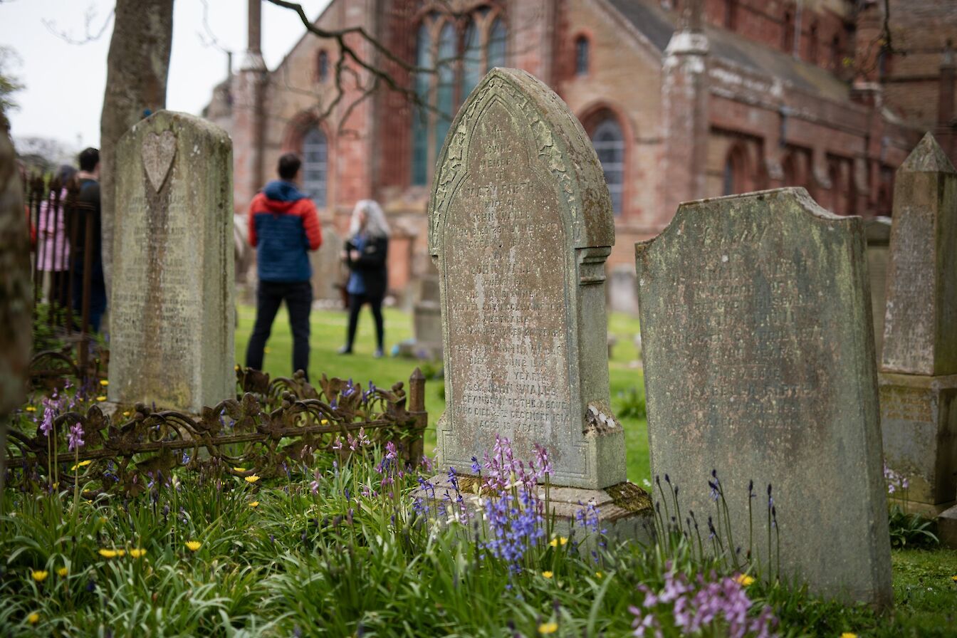Guided tour of the St Magnus Cathedral graveyard, Orkney