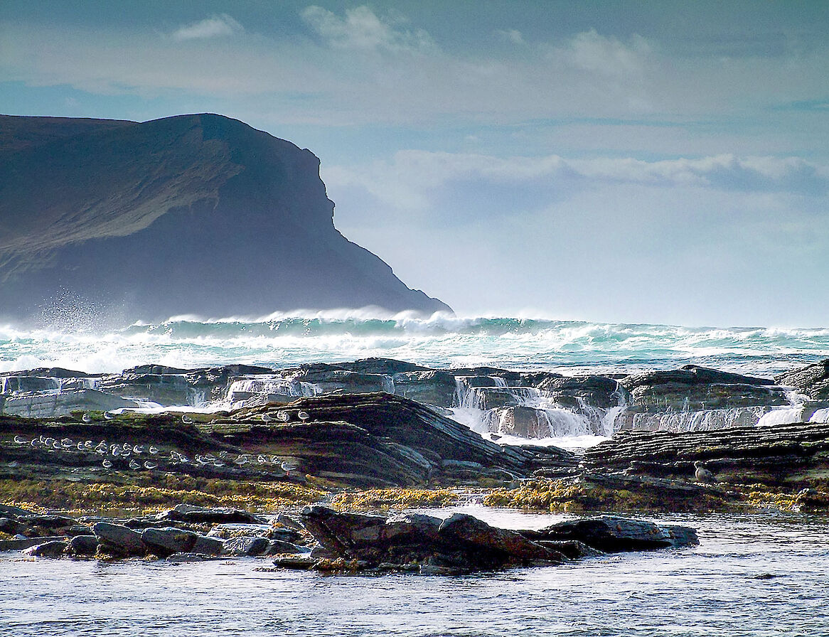 Wild seas at Warebeth - image by Sigurd Towrie