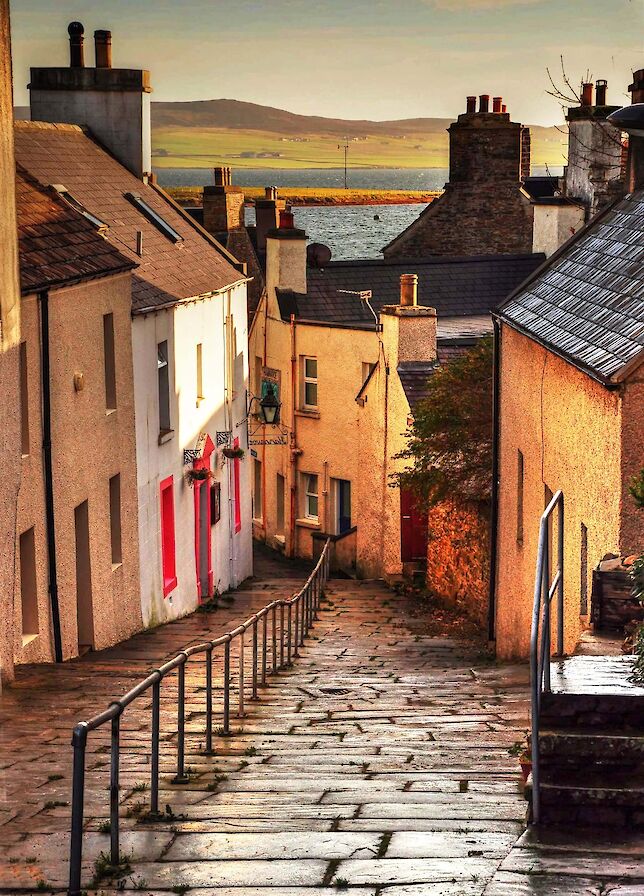 An old Stromness street - image by Glenn McNaughton
