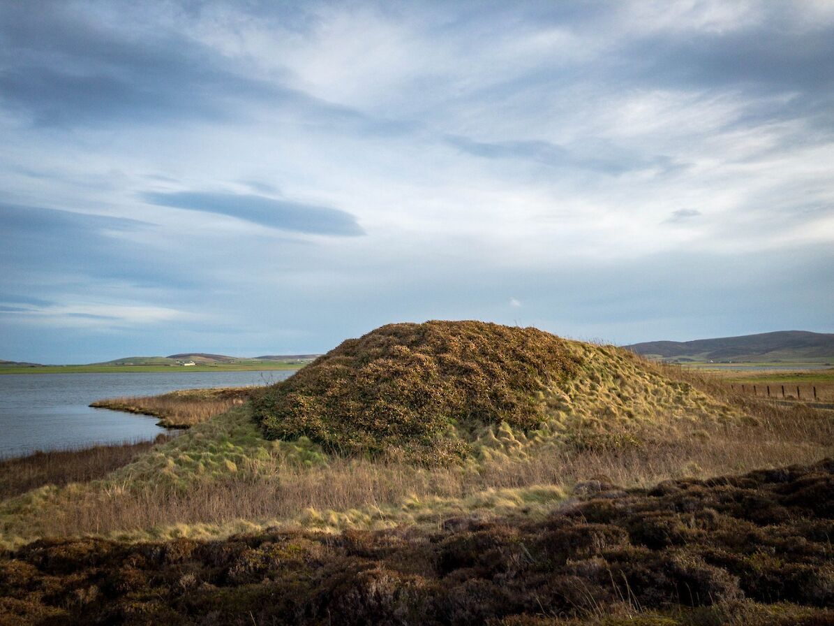 Fresh Knowe, one of the largest mounds around the Ring of Brodgar - image by Sigurd Towrie