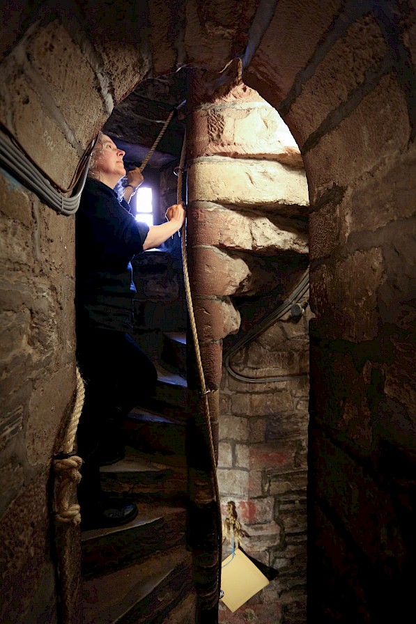 The tour involves making your way through some tight spaces!