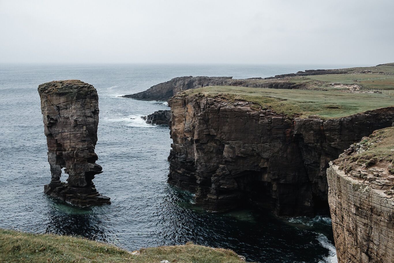 Searching for Orkney's sea stacks