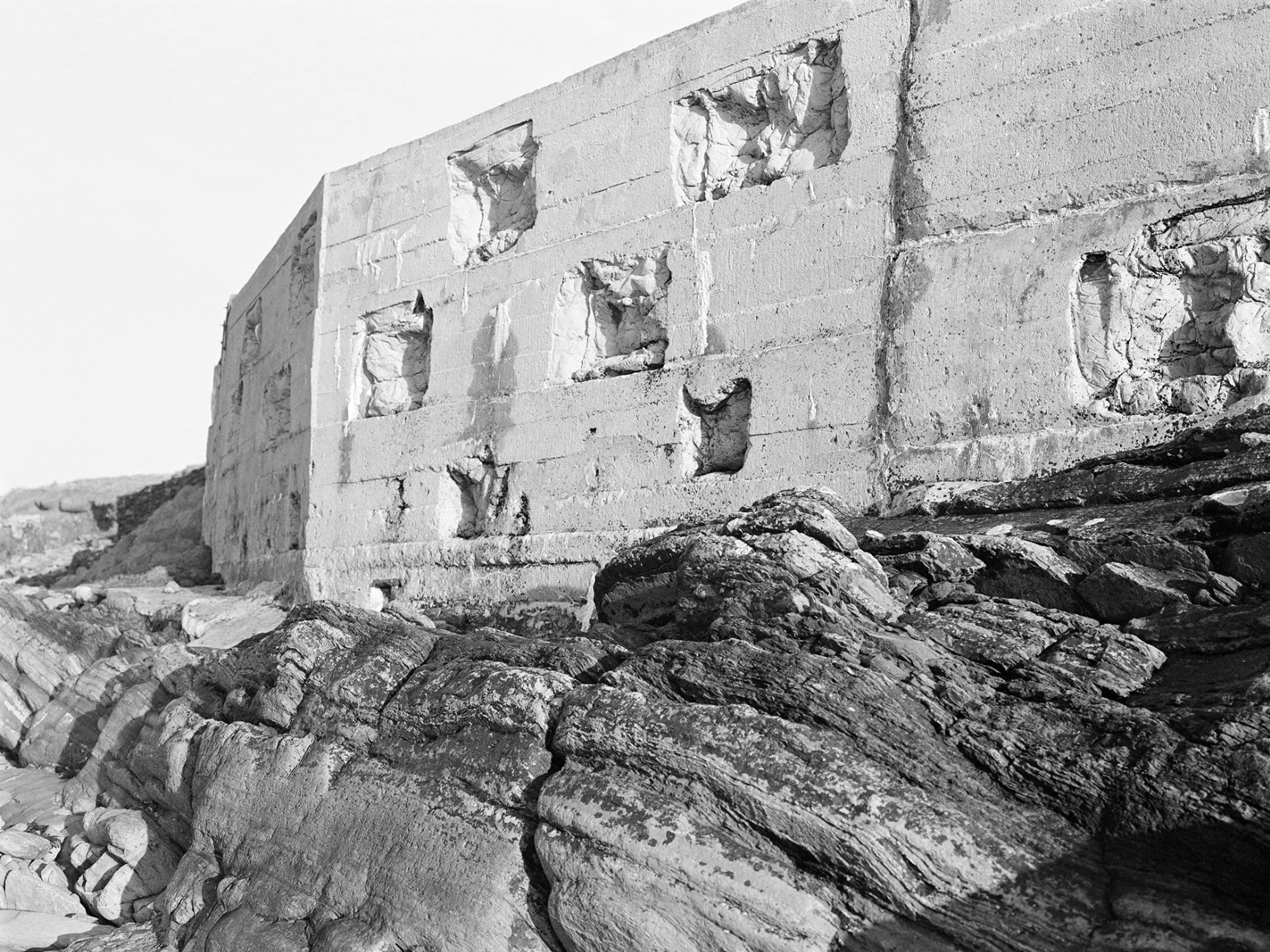Sea wall in Papa Westray, Orkney - image by Frances Scott