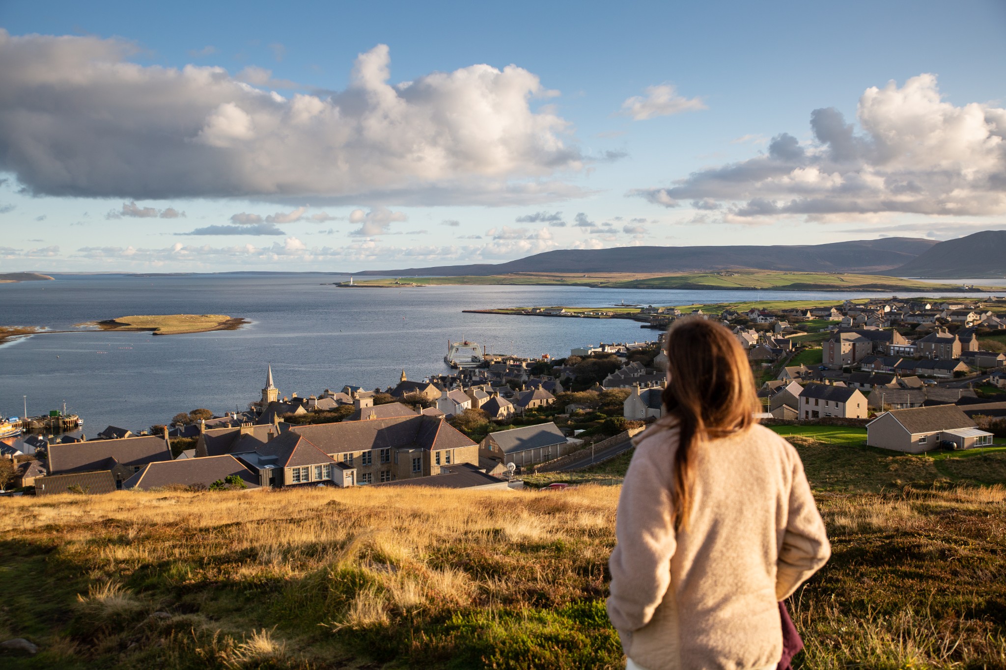Looking out over Stromness from Brinkie's Brae