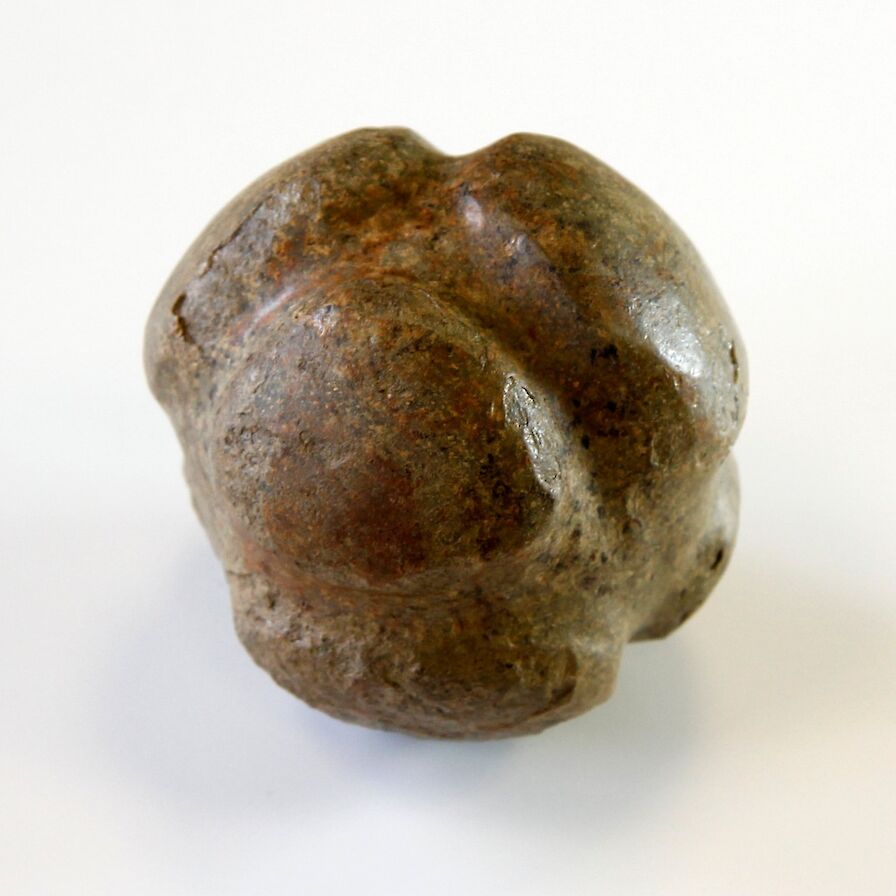 Stone ball found at the Ness of Brodgar - image by Hugo Anderson-Whymark