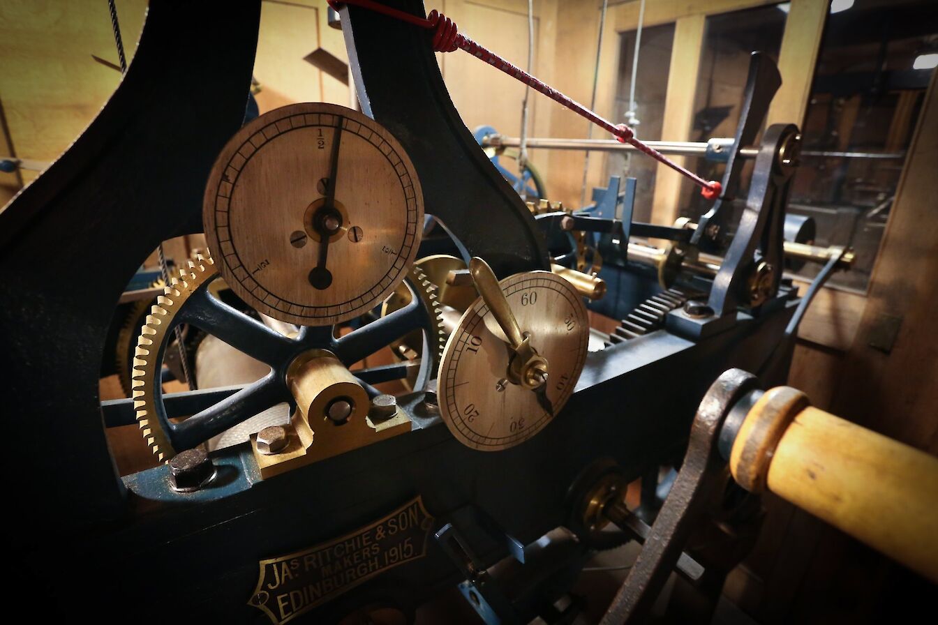 The cathedral clock mechanism