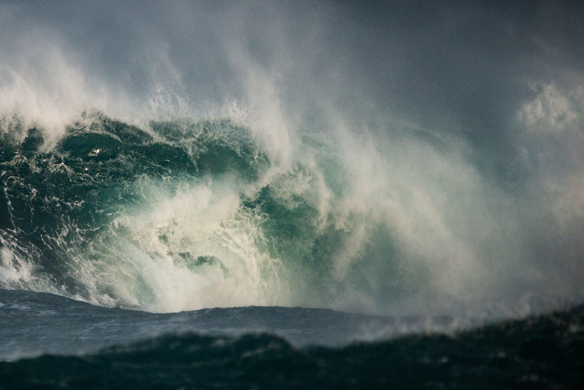 Wave crashing off Orkney - image by Margaret Soraya