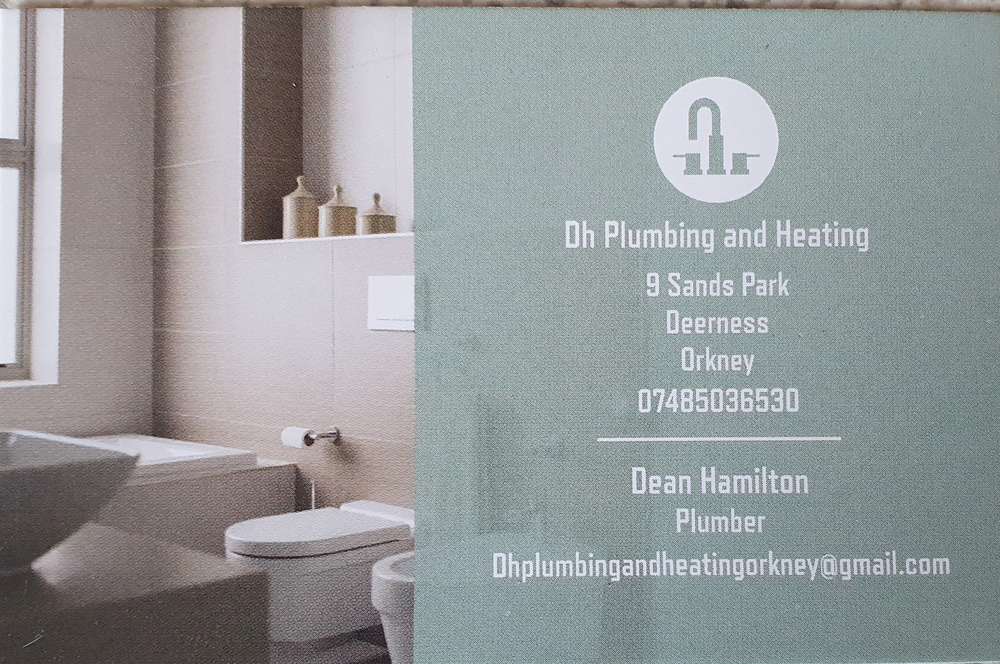 Dh Plumbing and Heating orkney Logo
