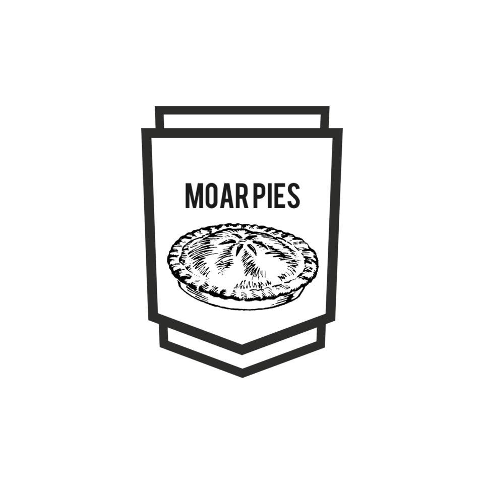 Moar Pies at The Mart Logo