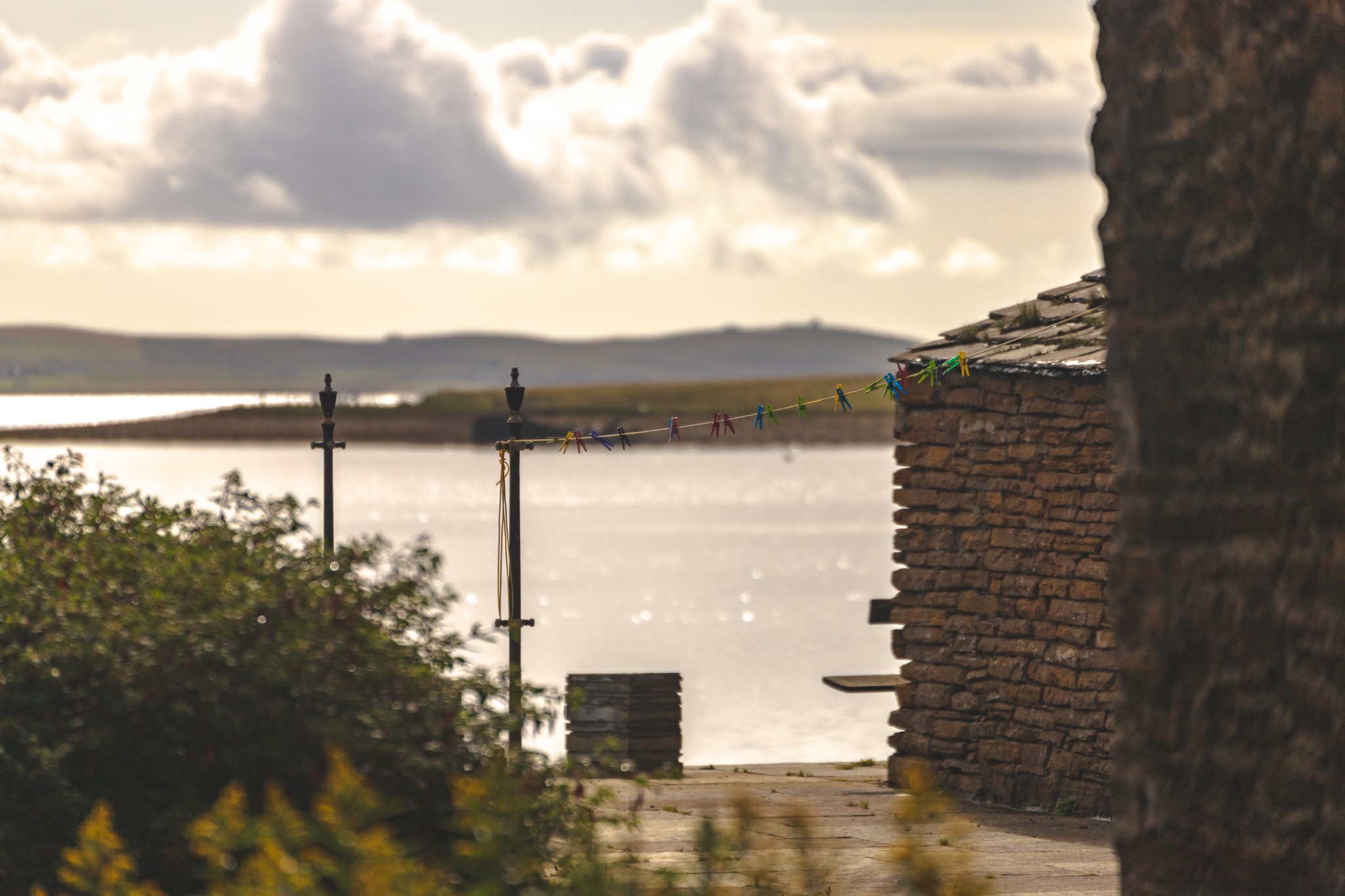 A Stromness washing line, Orkney - image by Ally Velzian