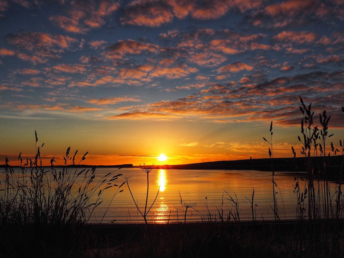 Sunset in Orkney - image by Alan Mackinnon