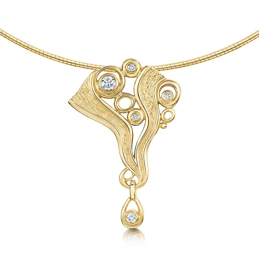 Arctic Stream necklace from Sheila Fleet Jewellery