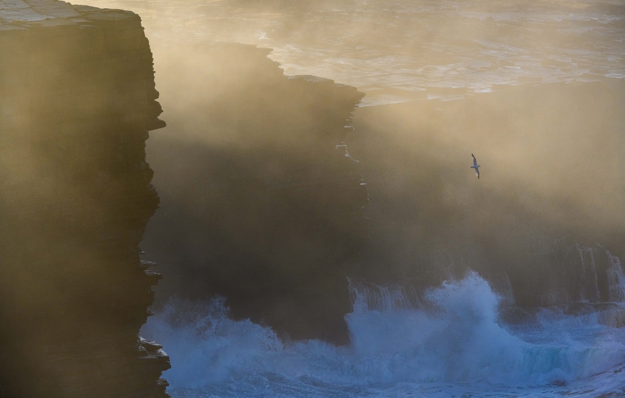 The cliffs at Yesnaby - image by Raymond Besant
