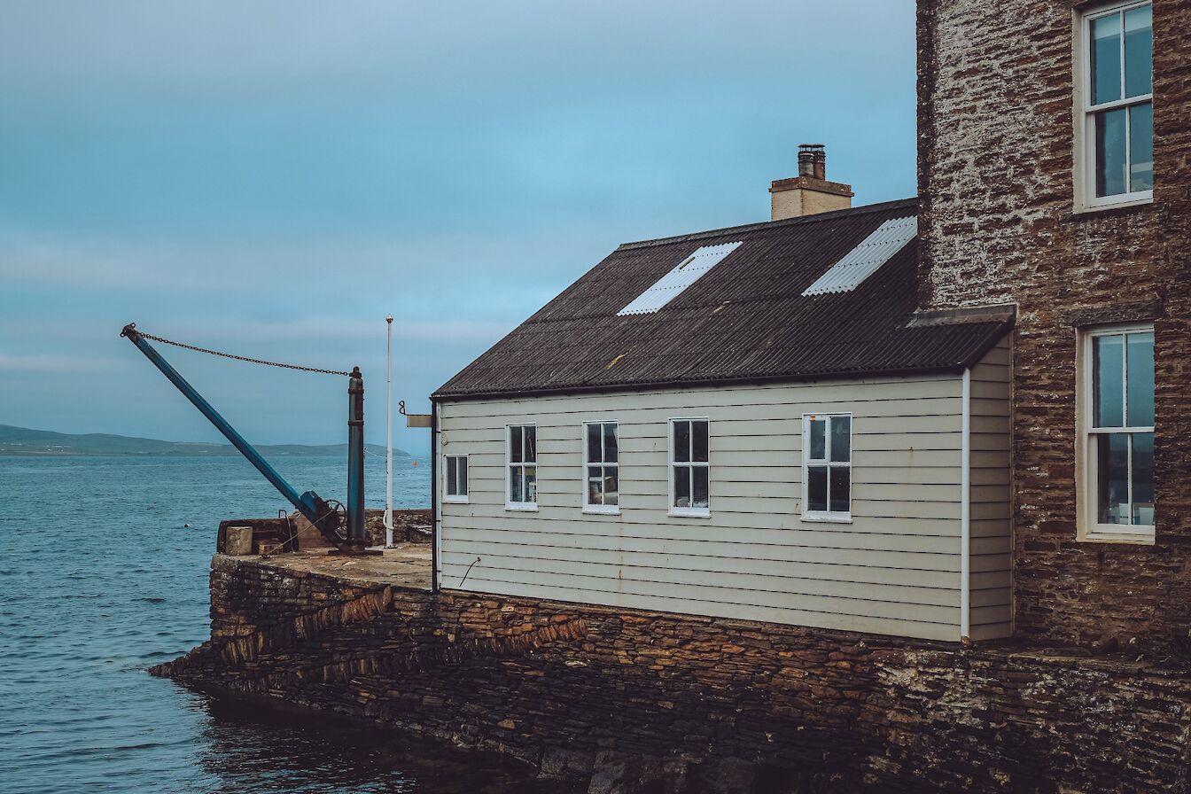 Stromness boathouse - image by Dave Neil