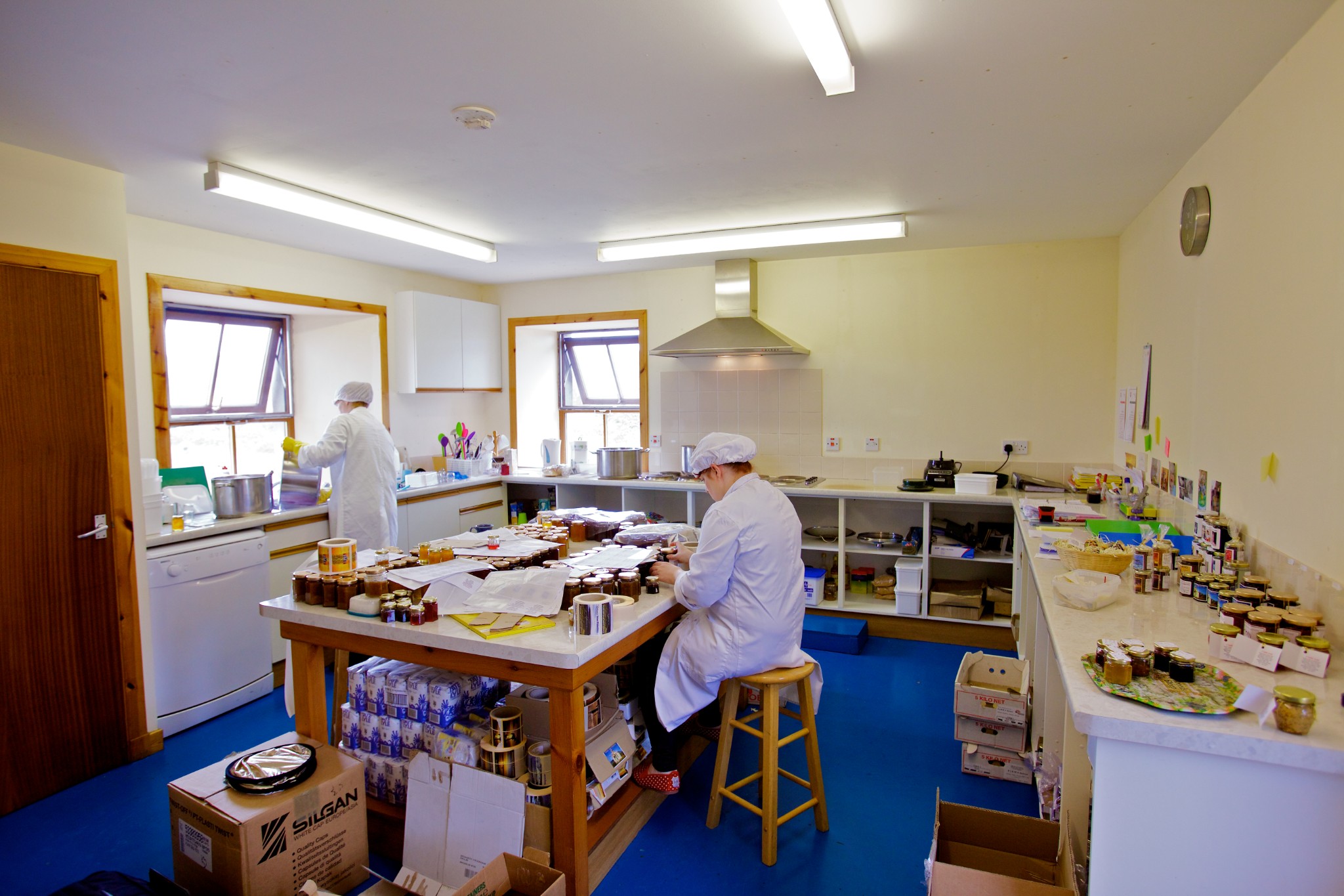 Inside the Orkney Isles Preserves kitchen