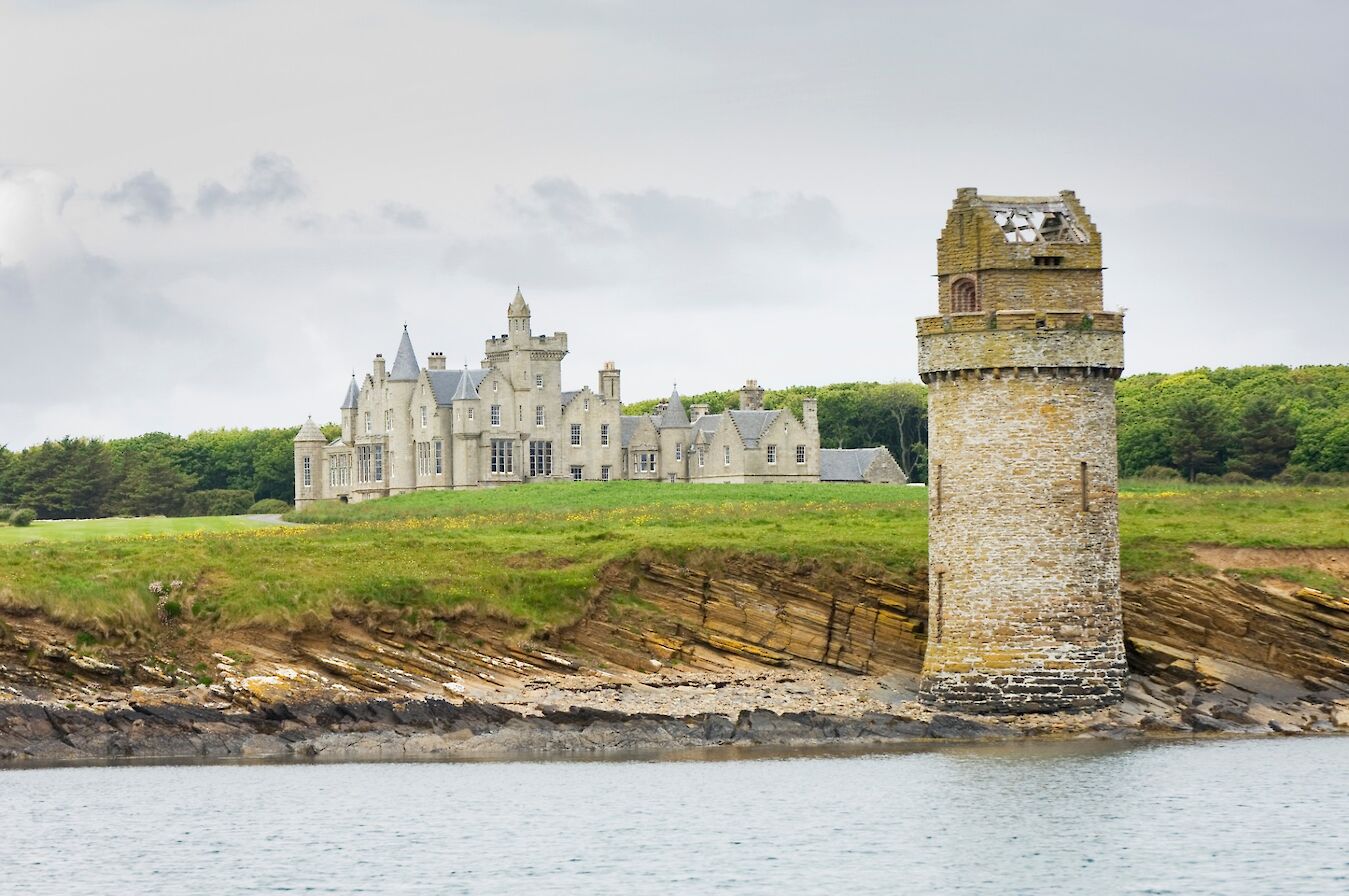 Balfour Castle and the Dishan Tower - image by VisitScotland/Iain Sarjeant